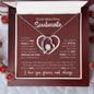 TO MY BEAUTIFUL SOULMATE | Forever Love Necklace | Gift from husband, Gift for soulmate, Anniversary necklace, Gift for Wife, Birthday gift