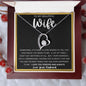 TO MY BEAUTIFUL WIFE | Forever Love Necklace | Gift for her, Husband to wife gift, Wife gift ideas ,To my wife gifts, Necklace for wife, To my wife Wife birthday