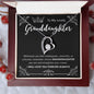 To My Lovely Granddaughter | Forever Love Necklace