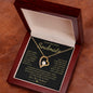To My Beautiful Soulmate | Forever Love Necklace Yellow Gold Finish | Soulmate gift, Anniversary gift, Gift for soulmate Wife necklace