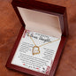 To My Beautiful Bonus Daughter | Gift For Daughter, Daughter Necklace, Birthday Gift