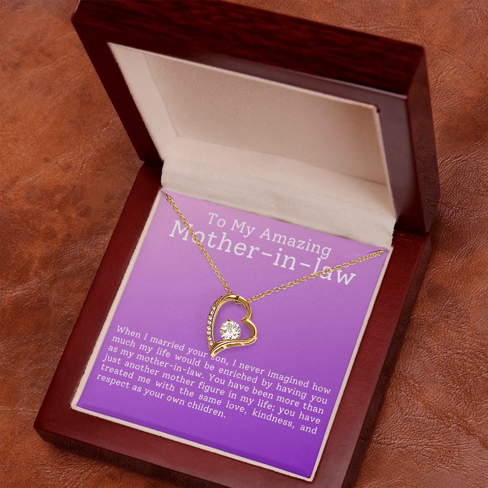 To My Amazing Mother-in-Law | Forever Love Necklace