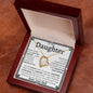 TO MY DAUGHTER FROM DAD | Forever Love Necklace | Daughter Birthday, Gift From Dad, Dad To Daughter Gift, Daughter Father Gift