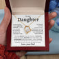TO MY DAUGHTER FROM DAD | Forever Love Necklace | Daughter Birthday, Gift For Daughter, Gift From Dad, Dad To Daughter, Gift Daughter Necklace, Father Daughter Gift