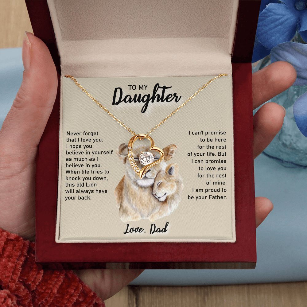 TO MY DAUGHTER LION | Daughter Birthday, Gift From Dad, Dad To Daughter Gift, Daughter Father Gift
