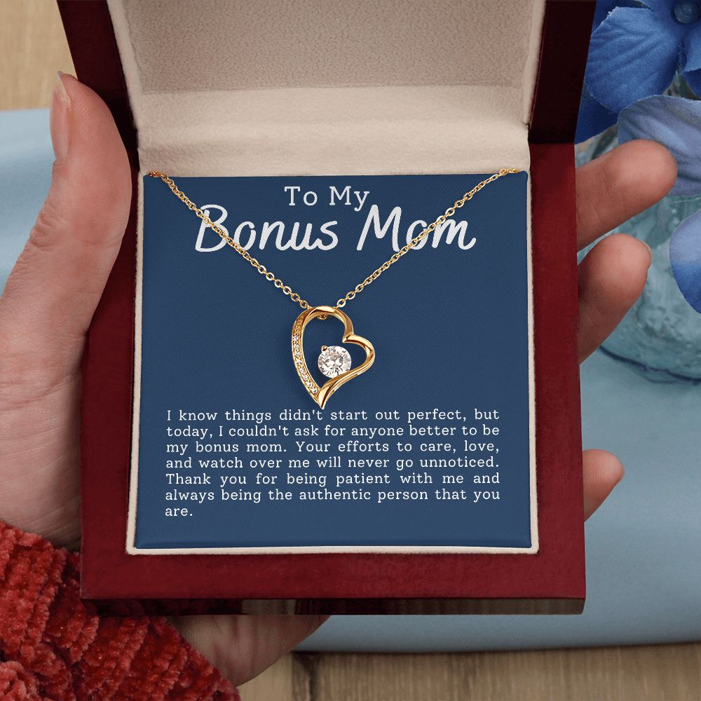 To My Bonus Mom | Forever Love Necklace