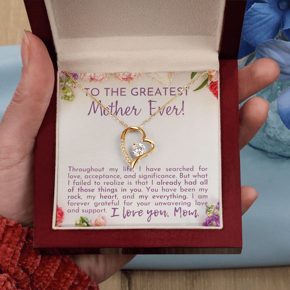 To The Greatest Mother Ever! | Forever Love Necklace