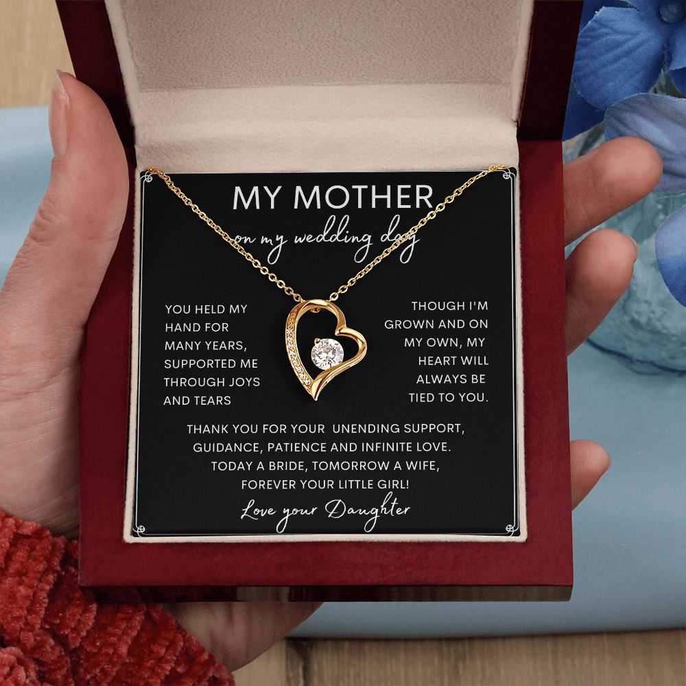 MY MOTHER | Forever Love Necklace | To Mom From Daughter, Daughter To Mom Gift, Mom Gift Idea, Wife Birthday Gift