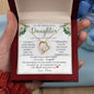 To My Beautiful Daughter | Forever Love Necklace