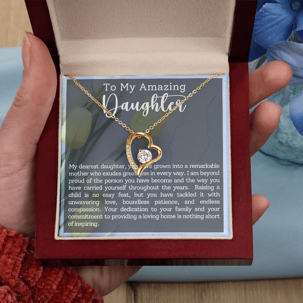 To My Amazing Daughter | Forever Love Necklace