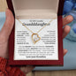 TO MY LOVELY GRANDDAUGHTER | Forever Love Necklace | Granddaughter Gift, To My Granddaughter, Gift From Grandma