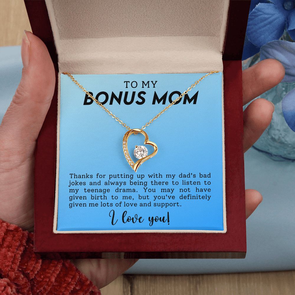To My Bonus Mom | Forever Love Necklace