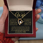 TO MY GORGEOUS WIFE | Forever Love Necklace | Anniversary gift Gift from husband Wife birthday gift Wife anniversary Gift for wife