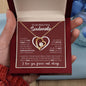 TO MY BEAUTIFUL SOULMATE | Forever Love Necklace | Gift from husband, Gift for soulmate, Anniversary necklace, Gift for Wife, Birthday gift