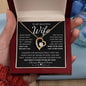 TO MY BEAUTIFUL WIFE | Forever Love Necklace | Anniversary gift, Gift from husband, Wife birthday gift, Wife anniversary, Gift for wife, Wife necklace