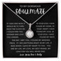 TO MY GORGEOUS SOULMATE | Eternal Hope Necklace | Soulmate necklace, Soulmate gift, Anniversary gift, Gift for soulmate Wife necklace