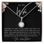 TO MY WIFE | Eternal Hope Necklace | PARTNER IN LIFE