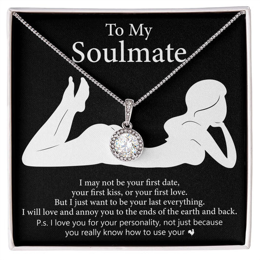 TO MY SOULMATE | Eternal Hope Necklace | Gift for soulmate, Anniversary gift, Girlfriend necklace, Gift for wife, Birthday gift