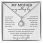 MY MOTHER | Eternal Hope Necklace | Mom Birthday Gift, Gift From Daughter, Mother Daughter Gift, Necklace For Mom, Mom Gift From Son