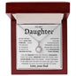 TO MY DAUGHTER FROM DAD | Eternal Hope Necklace | Daughter Birthday, Gift From Dad, Dad To Daughter Gift, Daughter Father Gift