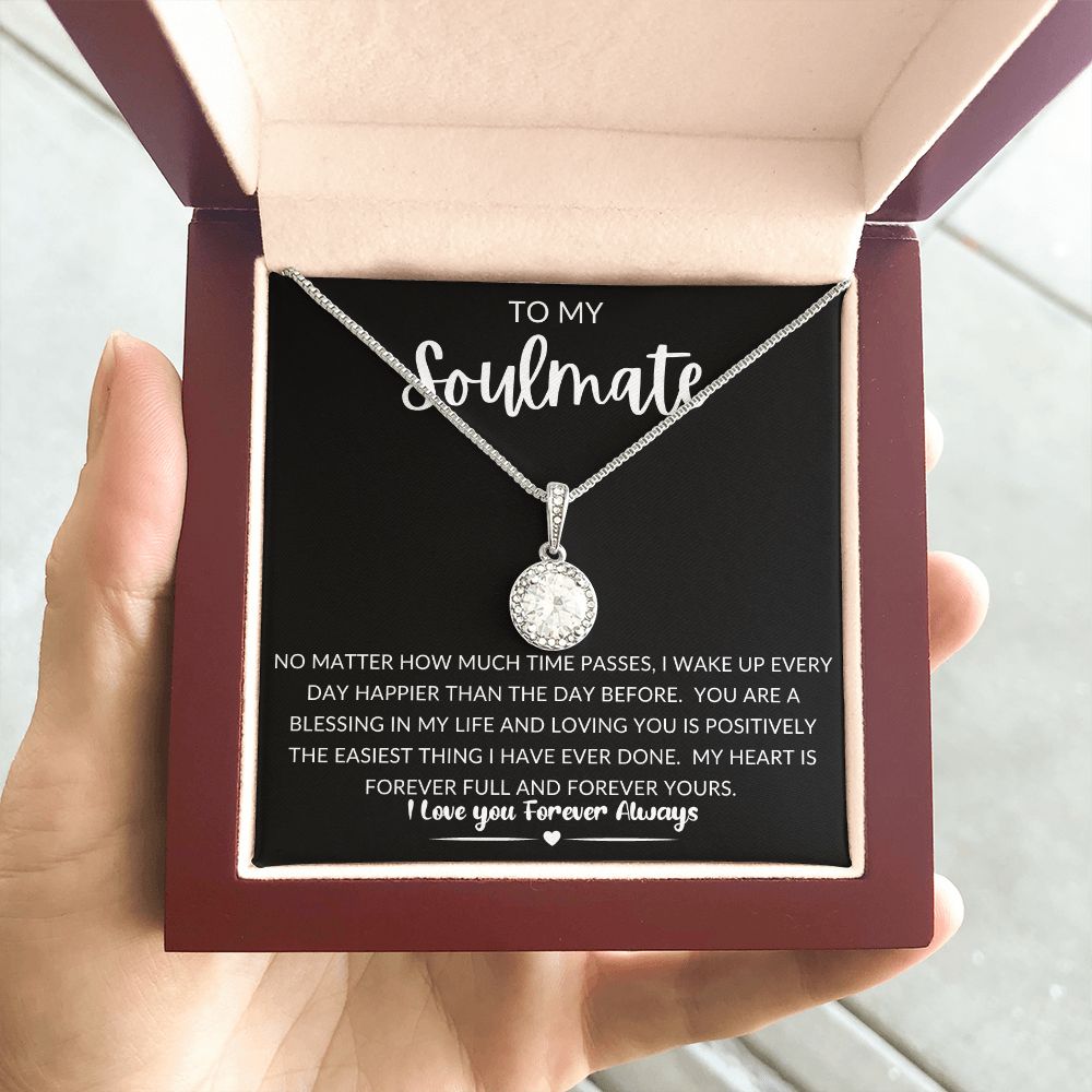 TO MY SOULMATE | Eternal Hope Necklace | To My Soulmate, Gift for soulmate, Anniversary gift, Girlfriend necklace, Gift for wife, Birthday gift