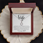 TO MY AMAZING WIFE | Eternal Hope Necklace | To My Wife Gifts, Gift for wife, Anniversary gift, Necklace for wife, Birthday gift, Wife gift ideas