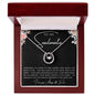 TO MY SOULMATE | LUCKY IN LOVE | Gift for soulmate, Anniversary gift, Girlfriend necklace, Gift for wife, Birthday gift