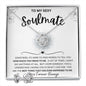 To My Sexy Soulmate | Love Knot Earring & Necklace Set | How Much You Mean To Me