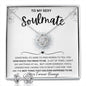 To My Sexy Soulmate | Love Knot Earring & Necklace Set | How Much You Mean To Me