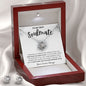 To My Sexy SOULMATE | Love Knot Earrings & Necklace Set | To My Soulmate, Gift for soulmate, Anniversary gift, Girlfriend necklace, Gift for wife, Birthday gift