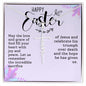 Happy Easter | Faith Cross Necklace