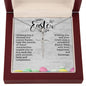 Happy Easter | Faith Cross Necklace