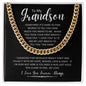 To My Grandson | Cuban Link Chain