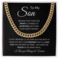 To My Son | Cuban Link Charin | Smart, Achieving