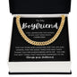 TO MY BOYFRIEND | Cuban Link Chain | Gift For Boyfriend Anniversary Gift, Gift For Him, Boyfriend Necklace, Boyfriend Birthday