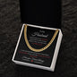 To My Husband | Cuban Link Chain | Anniversary gift, Gift for him, Gift for husband, Husband birthday, Gift from wife