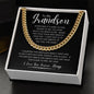 To My Grandson | Cuban Link Chain