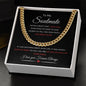 To My Soulmate Cuban Link Chain Never Forget That I Love You