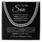To My Son | Cuban Link Charin | Smart, Achieving