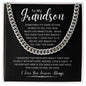To My Grandson | Cuban Link Chain
