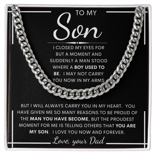 To My Son | Son Birthday Gift, Gift From Dad