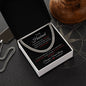 To My Husband | Cuban Link Chain | Anniversary gift, Gift for him, Gift for husband, Husband birthday, Gift from wife