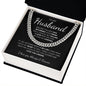 To My Husband | Cuban Link Chain | Anniversary gift, Gift for him, Gift for husband, Husband birthday, Gift from wife