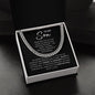 TO MY SON | CUBAN LINK CHAIN | Gift for son, Gift for him, Gift from Dad to son