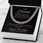 To My Husband | Cuban Link Chain | Anniversary gift, Gift for him, Gift for husband, Husband birthday, Gift from wife