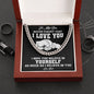 My Son | Never Forget - Stainless Steel Cross Necklace