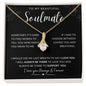 TO MY BEAUTIFUL SOULMATE | Alluring Beauty | To My Soulmate, Gift for soulmate, Anniversary gift, Girlfriend necklace, Gift for wife, Birthday gift
