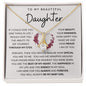 To My Beautiful Daughter | Alluring Beauty Necklace | Through My Eyes