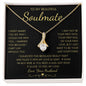 To My Soulmate | Alluring Beauty Necklace Yellow Gold Finish