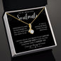TO MY BEAUTIFUL SOULMATE | Alluring Beauty | To My Soulmate, Gift for soulmate, Anniversary gift, Girlfriend necklace, Gift for wife, Birthday gift